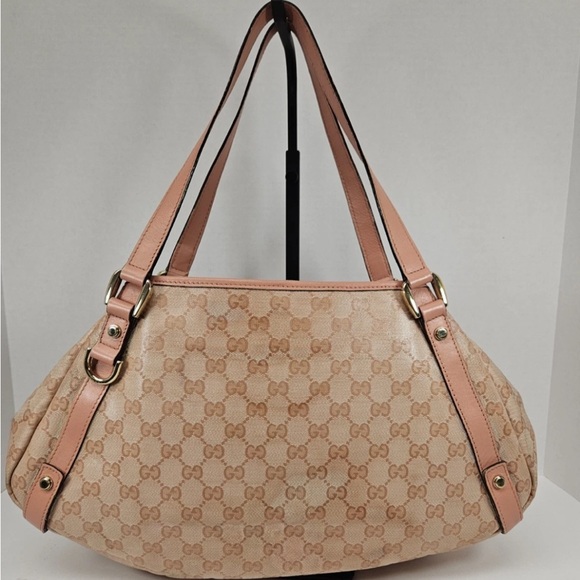 Gucci Beige and Pink Shoulder Bag - Picture 3 of 15